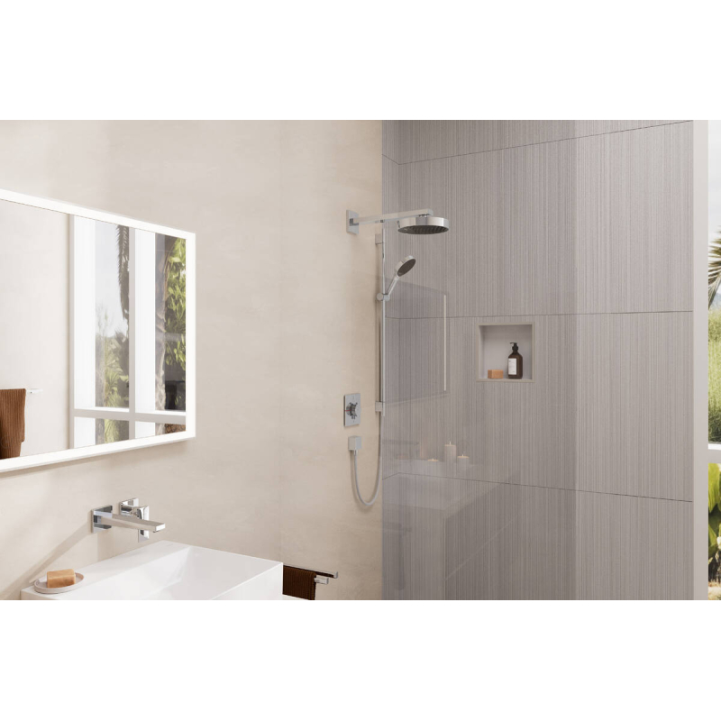 15572000 ShowerSelect Comfort E Смеситель термостатический скрытого монтажа на 2 потребителя, хром фото 5