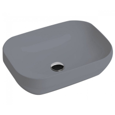 Decus Раковина прямоугольная на столешницу 50*35 см серый матовый