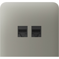 Боковая панель для встроенной интернет-розетки Ajax SideCover (LAN) vertical Olive (126226.319.OL)