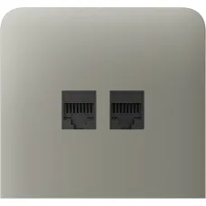 Бічна панель для вбудованої інтернет-розетки Ajax SideCover (LAN) vertical Olive (126226.319.OL)