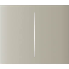 Центральная кнопка для двухклавишного выключателя Ajax CenterButton (2-gang) vertical Ivory