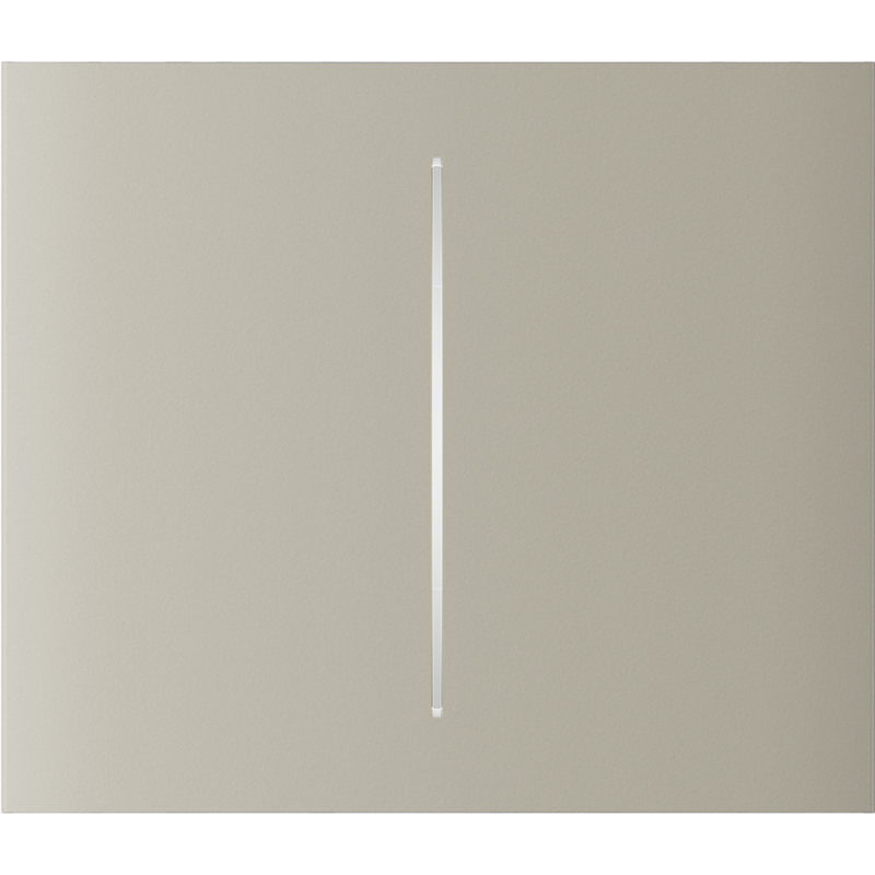 Центральна кнопка для двоклавішного вимикача Ajax CenterButton (2-gang) vertical Ivory фото 1