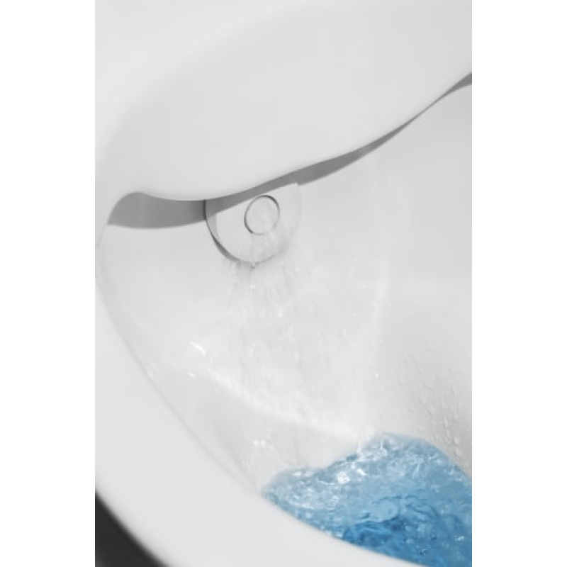 Cleanet Navia Унитаз-биде подвесной 58*37*38 см, безобедочный, с сиденьем Soft Close, белый LCC фото 3