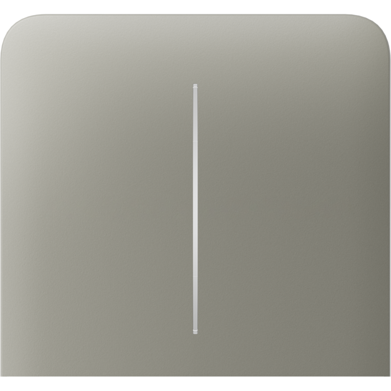 Бічна кнопка для двоклавішного вимикача Ajax SideButton (2-gang) vertical Olive фото 1