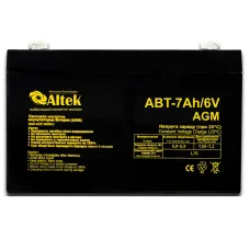 Аккумулятор Altek ABT 7Аh 6V AGM