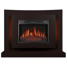 Електрокамін ArtiFlame Lucca AF23S махагон коричневий антик з LED підсвічуванням