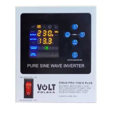 Инвертор Volt Polska Sinus PRO 1100 E PLUS 12/230V (700/1100W)