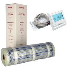 Нагревательный мат под плитку Warmup PVC-150 1 м² + программируемый терморегулятор