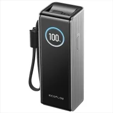 Повербанк EcoFLow RAPID Power Bank с кабелями 25000mAh Серебристый
