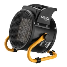 Тепловая пушка электрическая Neo Tools, 2кВт, 30м кв, 197м куб/час, керамический нагрев. элемент (PTC), черный