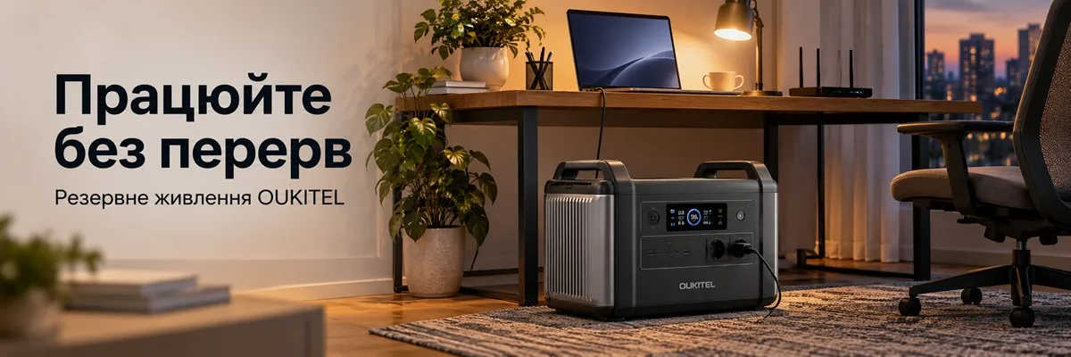 Зарядная станция Oukitel для питания ноутбука, роутера и настольной лампы
