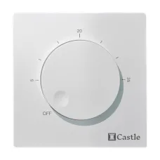 Механічний терморегулятор Castle AC309 Білий