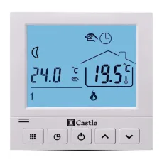 Програмований терморегулятор Castle AC819H-20A білий