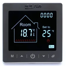 Программируемый терморегулятор Heat Plus M2-1.716 Серебряный