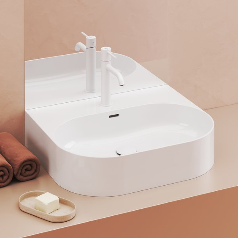 Умывальник Ravak Ceramic 550 SLIM Wall O белый XJX01155004 фото 4