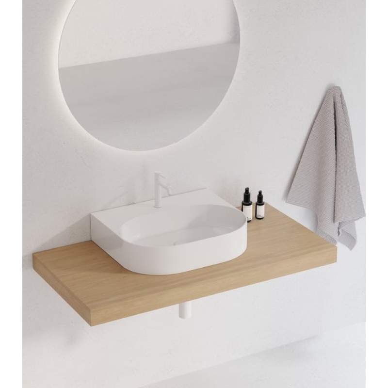 Умывальник Ravak Ceramic 550 SLIM Wall O белый XJX01155004 фото 5