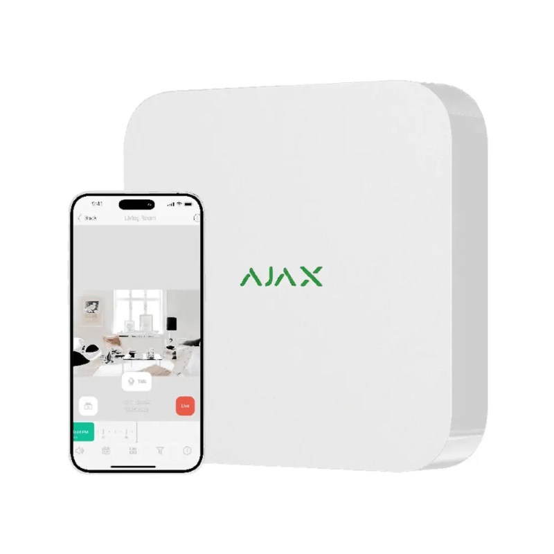 Сетевой видеорегистратор Ajax NVR (16ch) (8EU) White фото 1