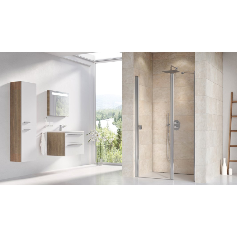 Душевые двери Ravak CSD2-100 белые матовые Transparent фото 3