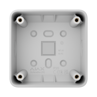 Коробка для наружного монтажа Ajax SurfaceBox для устройства LightSwitch или Outlet White (107589.293.WH)