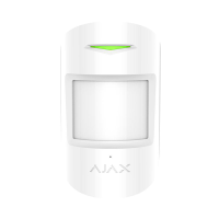 Бездротовий датчик руху і розбиття скла Ajax CombiProtect White