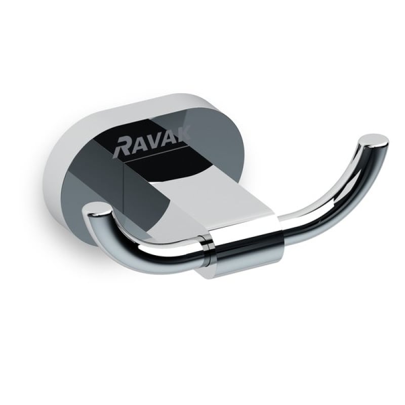 Підвійний гачок Ravak Chrome хромований X07P186 фото 1