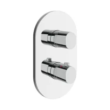 Термостатический смеситель скрытого монтажа Ravak Chrome II, хром X070455