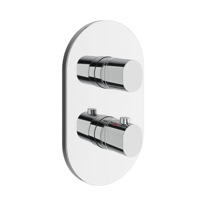 Термостатический смеситель скрытого монтажа Ravak Chrome II, хром X070455 фото 1