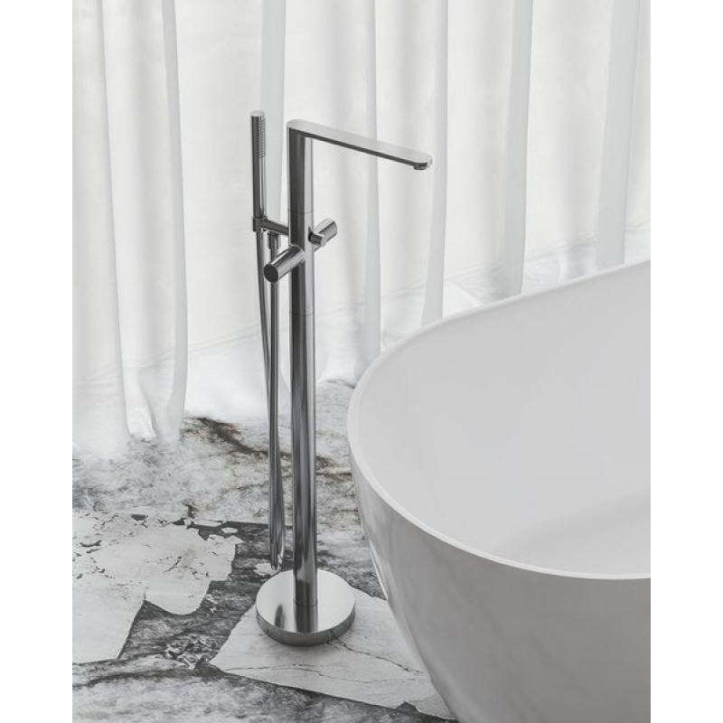 Смеситель напольный Ravak Chrome II CR II 080.00CR.RB07A, хром (X070456) фото 2