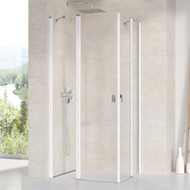 Душевая дверь Ravak CRV2-100 черная Transparent фото 1