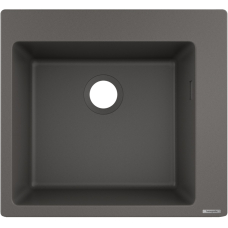 S51 Мойка кухонная 540х490мм, встроенная, stonegrey, S510-F450