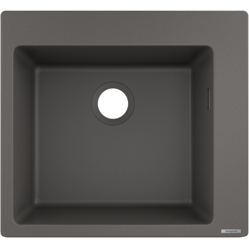 S51 Мойка кухонная 540х490мм, встроенная, stonegrey, S510-F450 фото 1