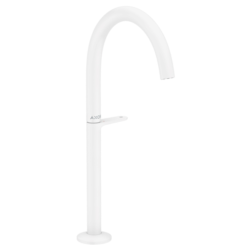 Axor One Select 260 Смеситель для раковины 351 мм, с донным клапаном push-open, белый матовый фото 1