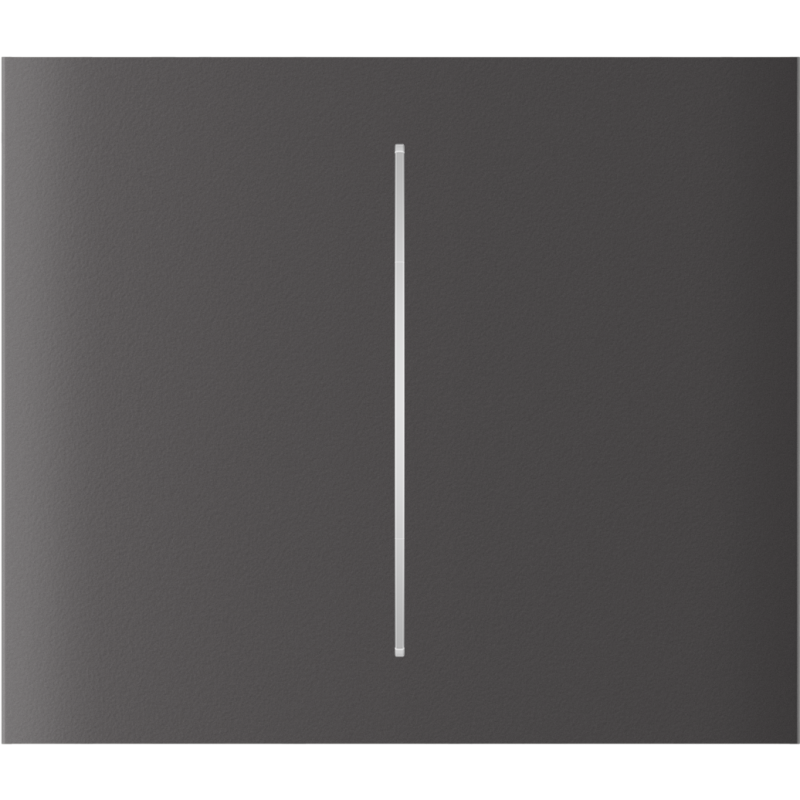 Центральна кнопка для двоклавішного вимикача Ajax CenterButton (2-gang) vertical Grey фото 1