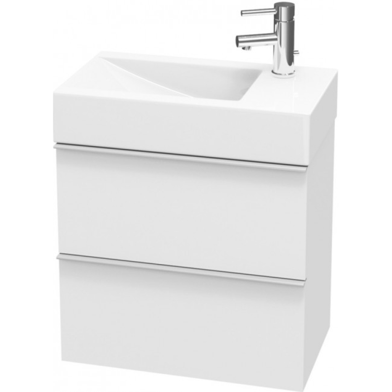 Cubito Pure Тумба під раковину підвісна, 480*338*545 мм, 2 висувні шухляди, білий фото 1