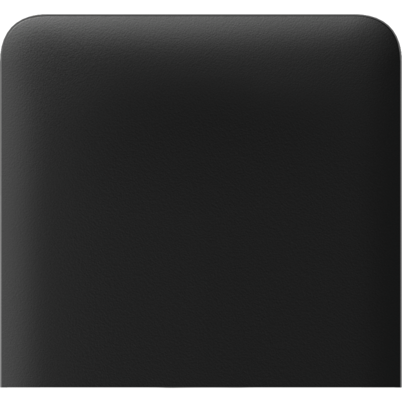 Боковая кнопка для одноклавишного выключателя Ajax SideButton (1-gang) vertical Black фото 1