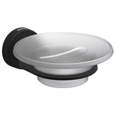 192649 Creabath Tecno Мыльница с держателем, черный