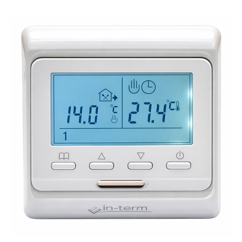 Программируемый терморегулятор In-Therm E51.716 Белый фото 1