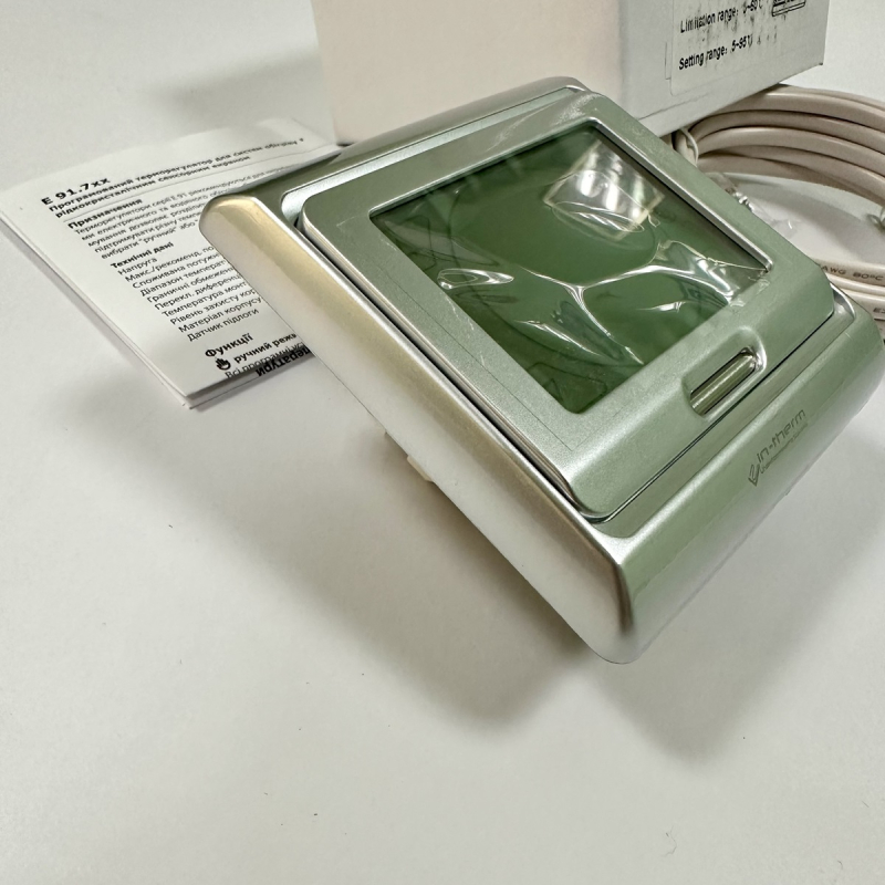 Программируемый терморегулятор In-Therm RTC E91.716 Silver фото 11