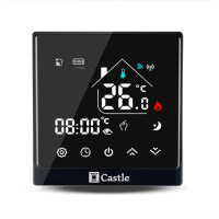 Wi-Fi Терморегулятор Castle AC-8400H Черный