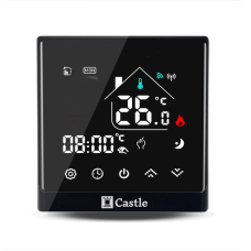 Программируемый терморегулятор Castle AC-8400H Black