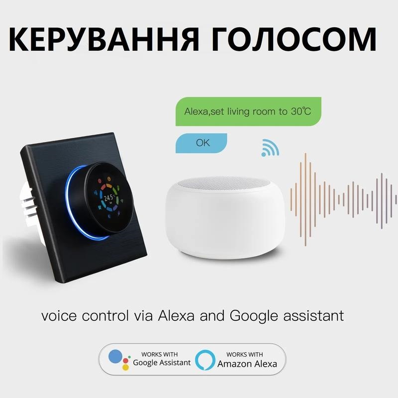 Wi-Fi Терморегулятор Heat Plus BHT-6000 B Черный фото 6