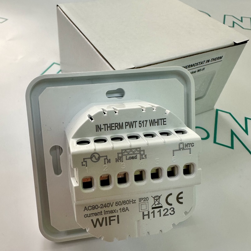 Wi-Fi Терморегулятор In-Therm PWT 517 Білий фото 13