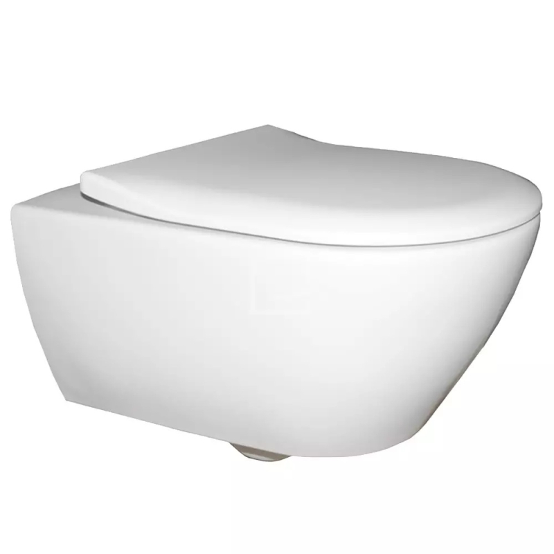 Subway 2.0 Унитаз подвесной безобедочный 58*41 см, с сиденьем Soft Close, QuickRelease фото 1