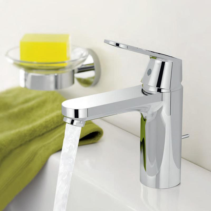 Смеситель для раковины Grohe Eurosmart Cosmopolitan 168 мм с донным клапаном, M-Size, хром (23325000) фото 3