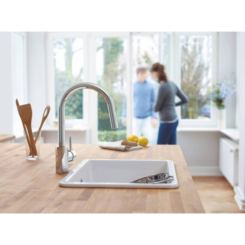 Змішувач кухонний одноважільний Grohe Concetto new, хром (31483002) фото 3
