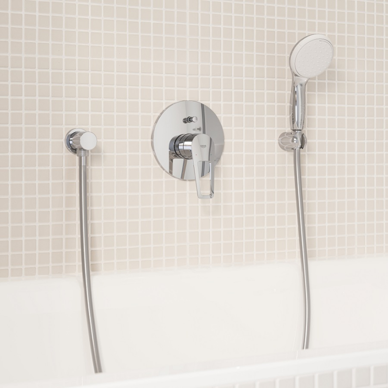 Змішувач для душу прихованого монтажу на 2 споживачі Grohe Concetto New, хром (32214001) фото 2