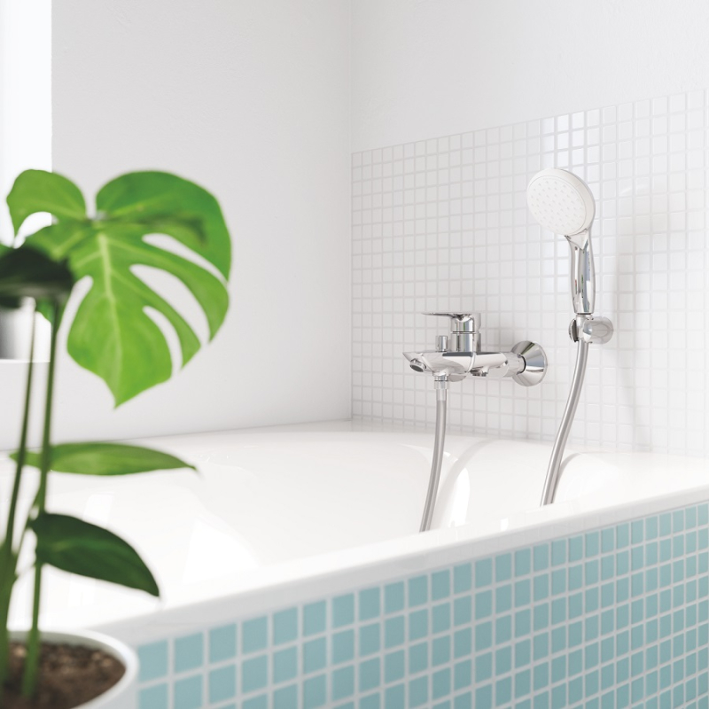 Змішувач для ванни одноважільний, Grohe BauEdge New, хром (23605001) фото 5