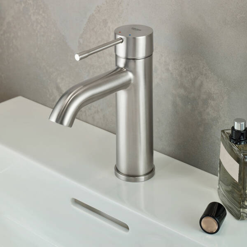 Смеситель для раковины Grohe Essence S-Size 174 мм, с донным клапаном, хром (24171001) фото 4