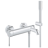 Змішувач для ванни Grohe Essence одноважільний з ручним душем, хром (25249001)