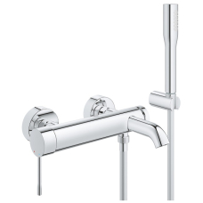 Смеситель для ванны Grohe Essence однорычажный с ручным душем, хром (25249001)